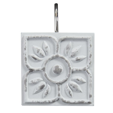 Distressed Tile Shower Curtain Hook Set of 12 - Park Designs - The Fox Decor